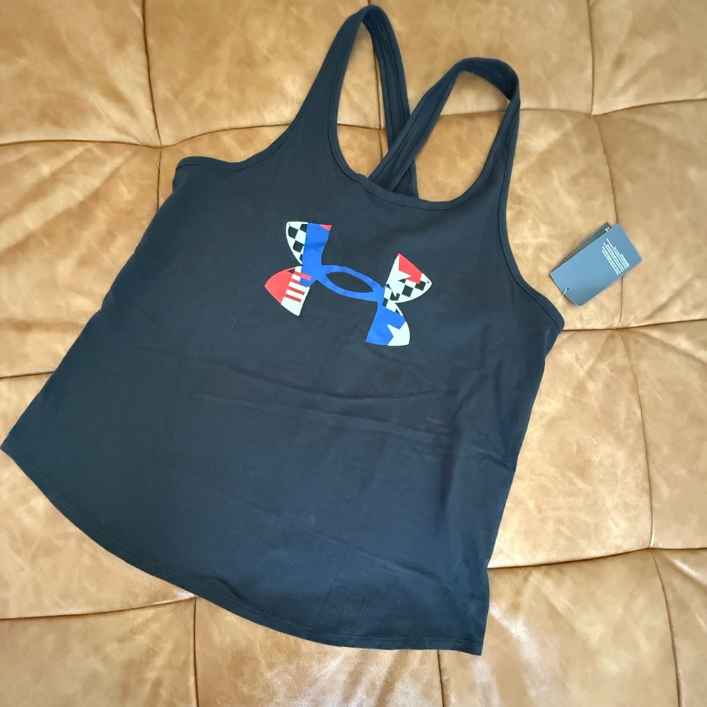 Under Armour Freedom Black Sleeveless Top